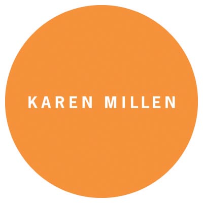 Custom karen millen logo iron on transfers (Decal Sticker) No.100360